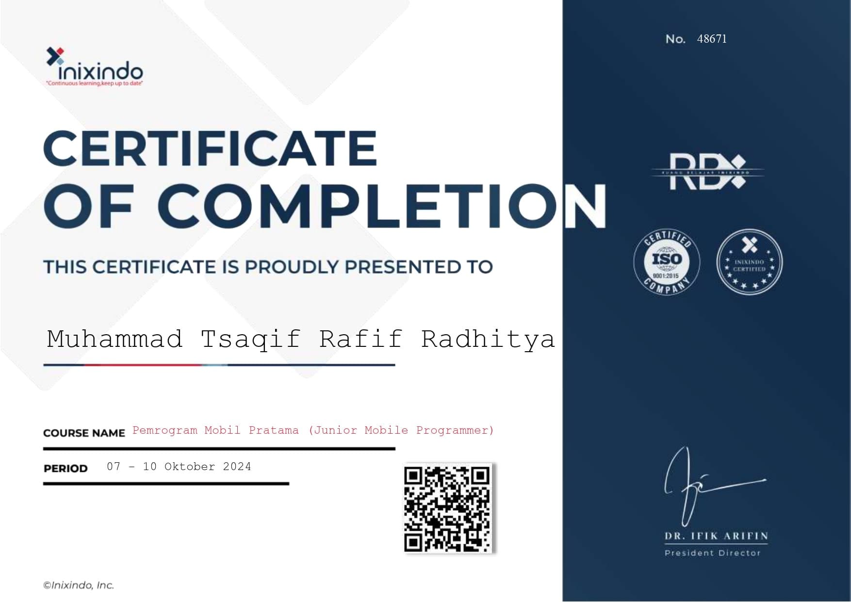 Junior Mobile Programer